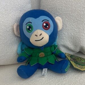 Wicked Chistery 7.5" Blue and Green Plush Flying Monkey Toy